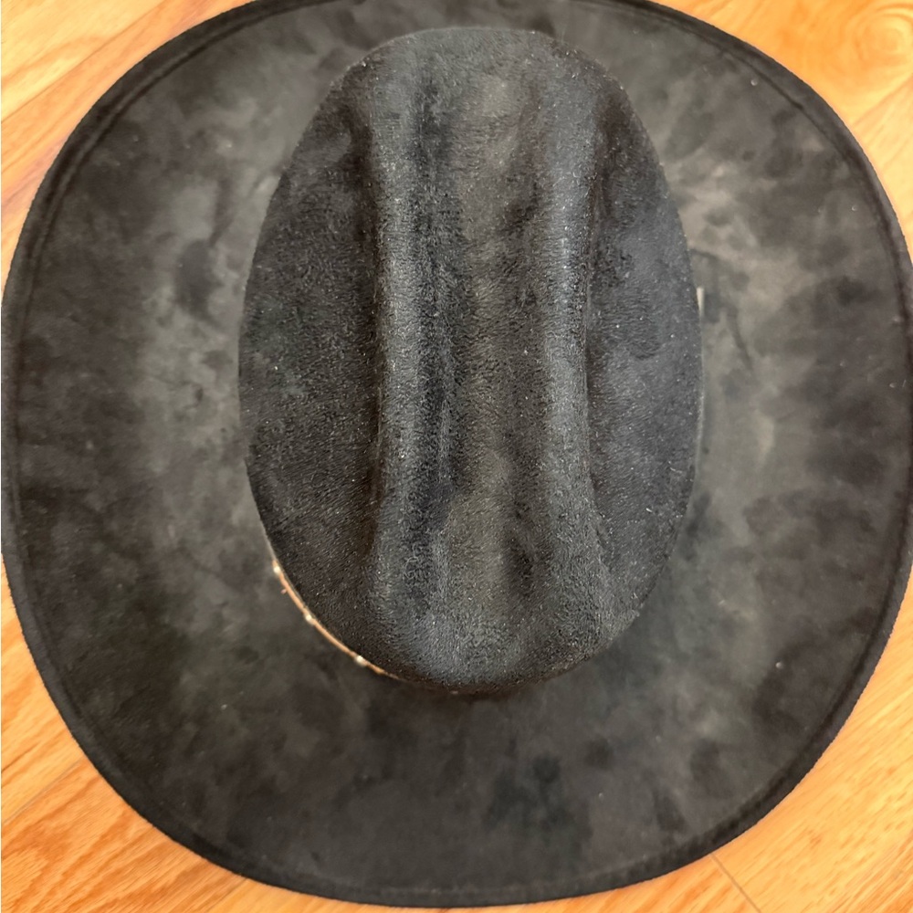 Black Suede Men's Hat